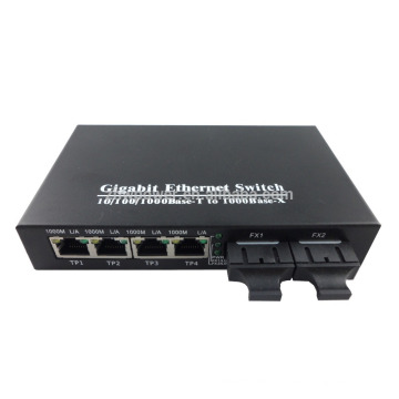 Neue 2016 SC Multimode UTP rj45 10/100 / 1000m Fiber Media Konverter, Gigabit Ethernet Switch mit besten Preis